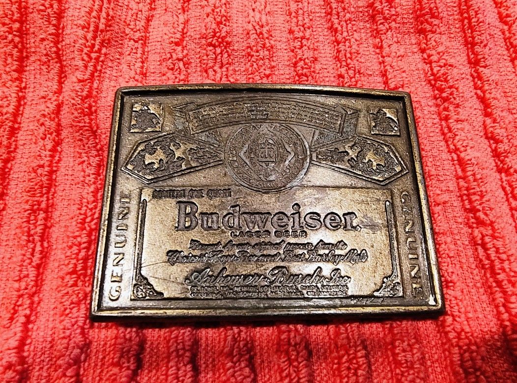 Budweiser Belt Buckle - Vintage