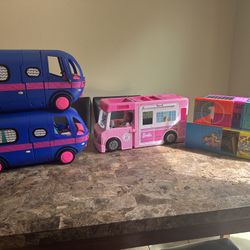 Barbie Camper & LOL Campers 