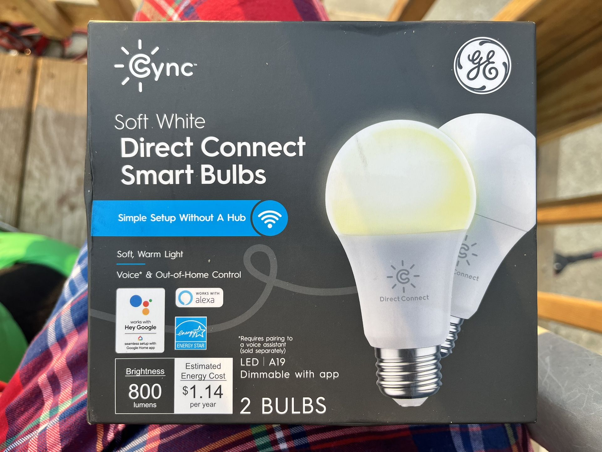 GE Cync Tunable White Smart LED Bulbs