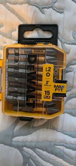 DEWALT Max Fit #2 Phillips Screwdriver Bit Set 15pc