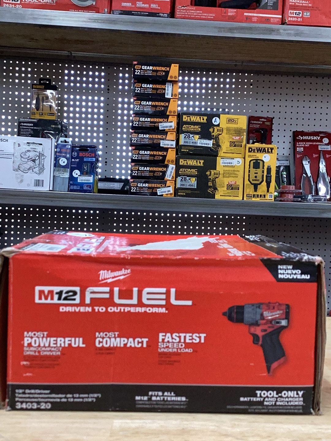 Milwaukee M12 FUEL 12V Lithium-Ion Brushless Cordless 1/2 in. Drill Driver (Tool-Only)