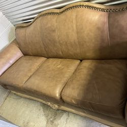 Brown Leather Couch For Sale 