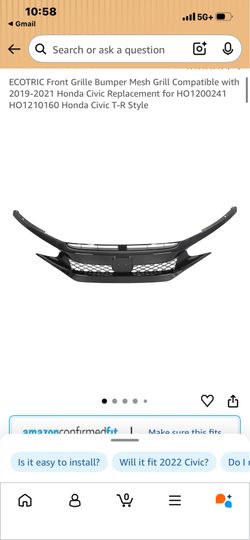 Grill for Honda 2020-2026 in box will deliver if local