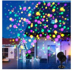 Mardi Gras Holiday Projector Light with 1 Film Slides LED Projector Lights Outdoor (new)