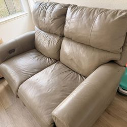 Leather Love Seat