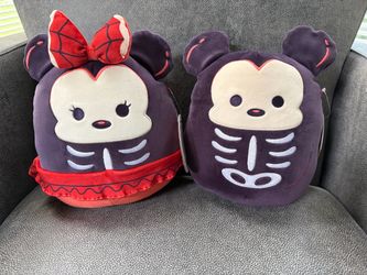 Mickey & Minnie Mouse Skeleton 8” Squishmallows