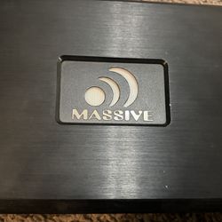  Massive Audio Nano Edge E2 800W RMS Mono Block Amp.