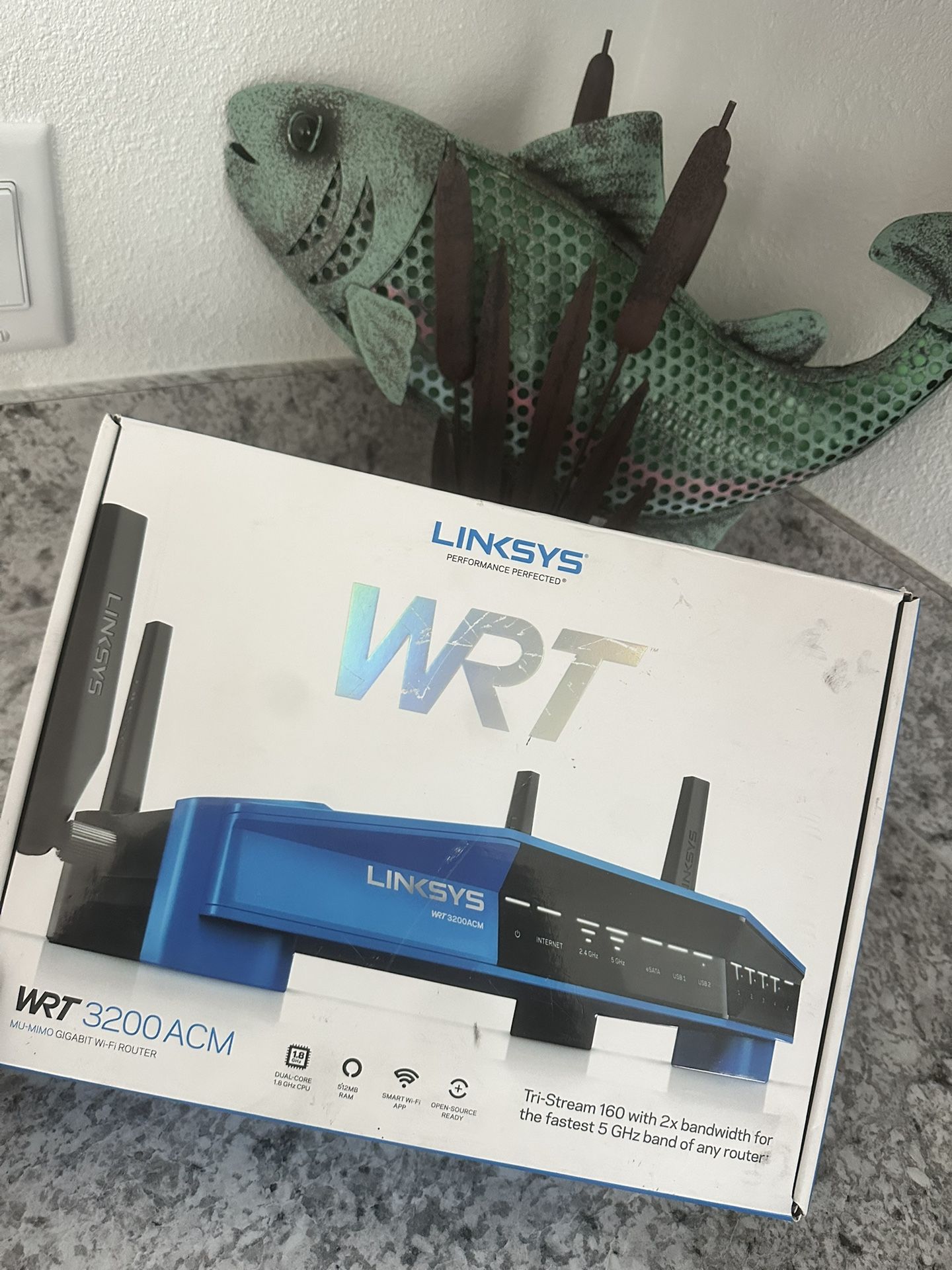 Brand New Linksys WRT3200ACM Dual-Band Wi‑Fi Router – $75
