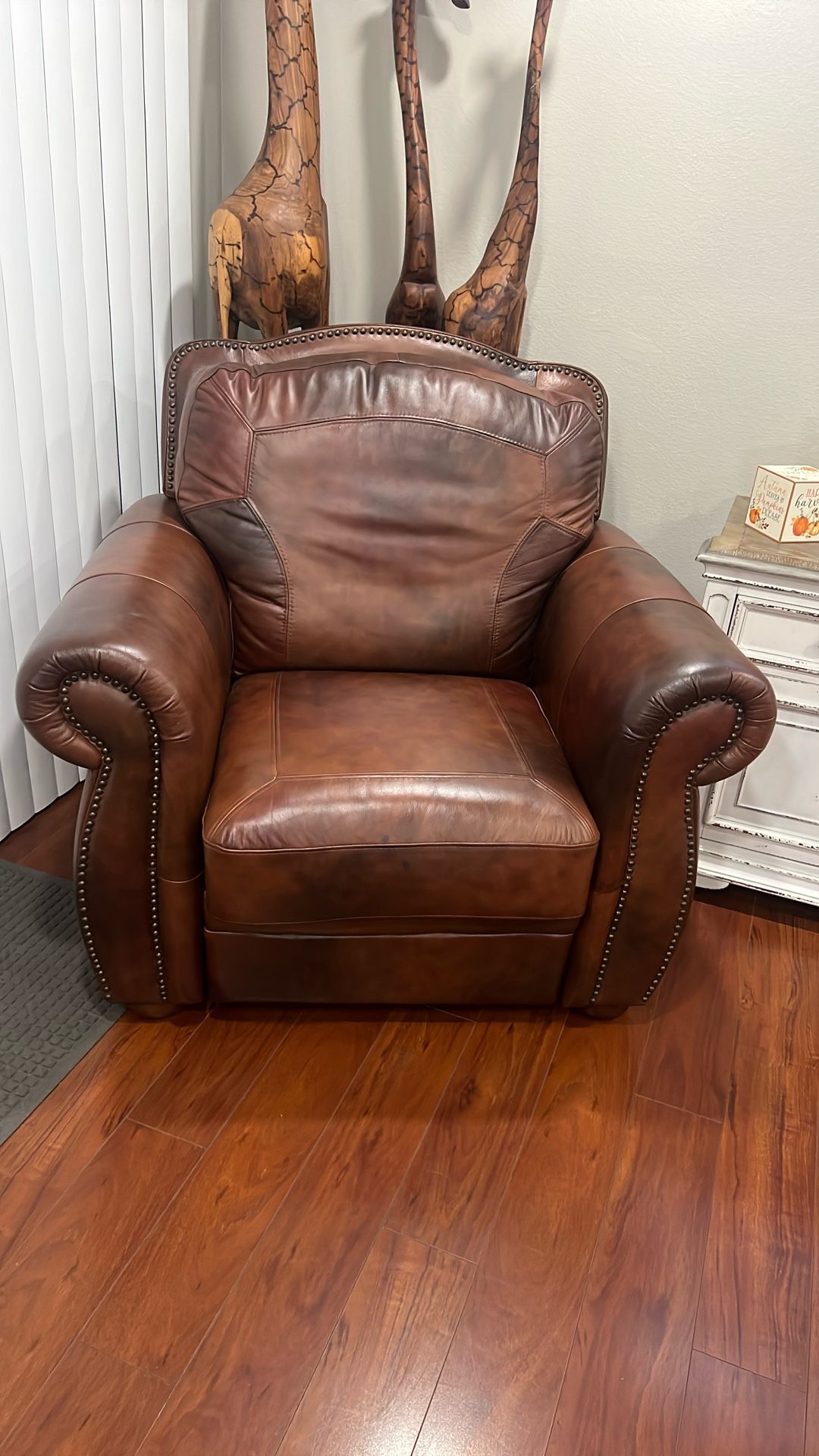 Used Sofa, Loveseat, and Recliner Tuscan Set