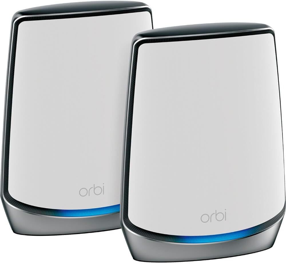 NETGEAR Orbi Whole Home Tri-band Mesh WiFi 6 System (RBK852) – Router with 1 Satellite Extender | Coverage up to 5,000 sq. ft., 100 Devices | AX6000 (