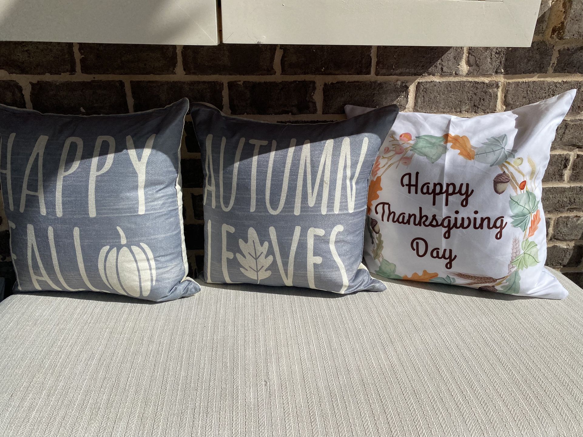 Fall Pillows 5 EACH