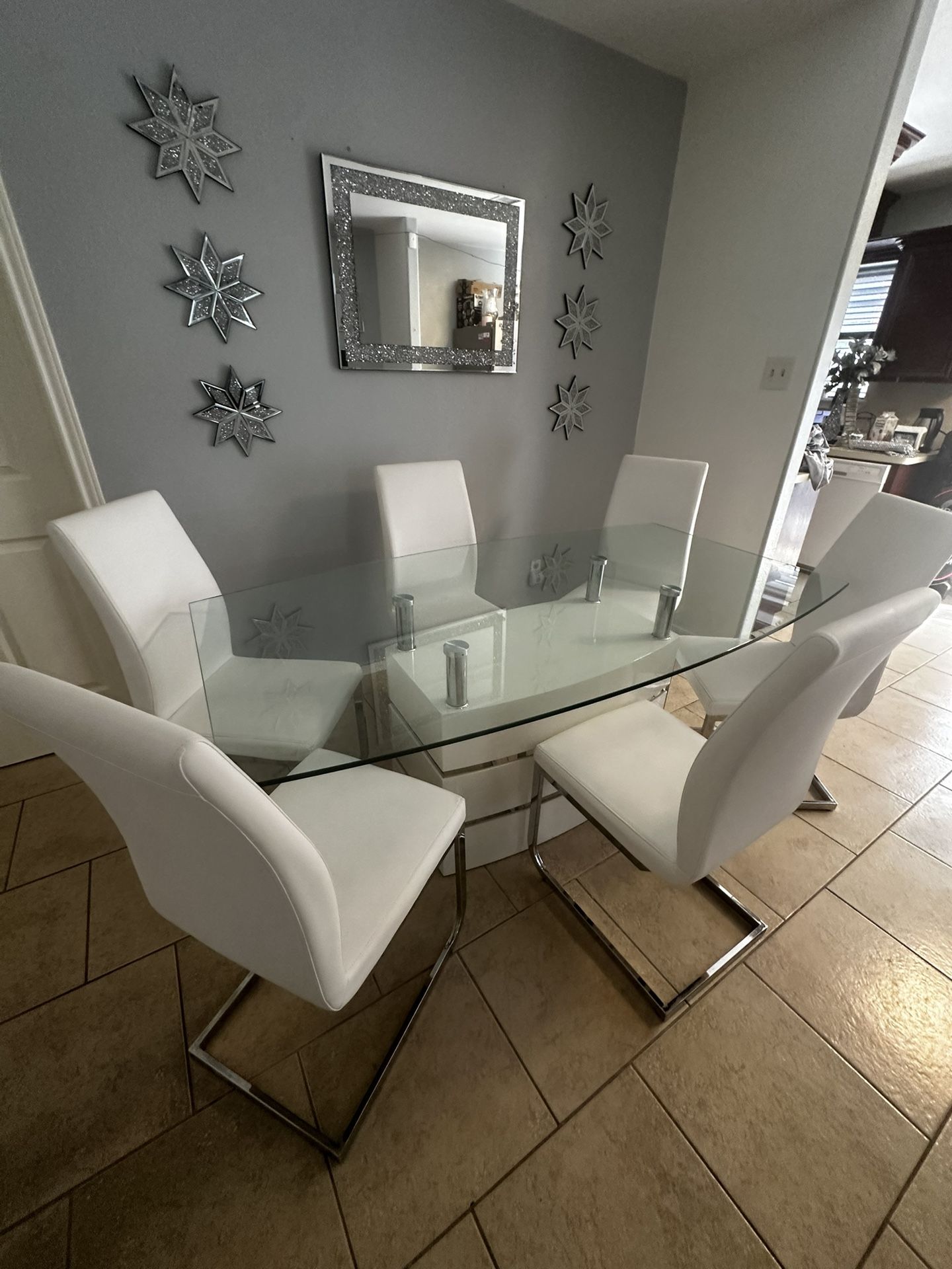 Dinner Table With 6 Chairs