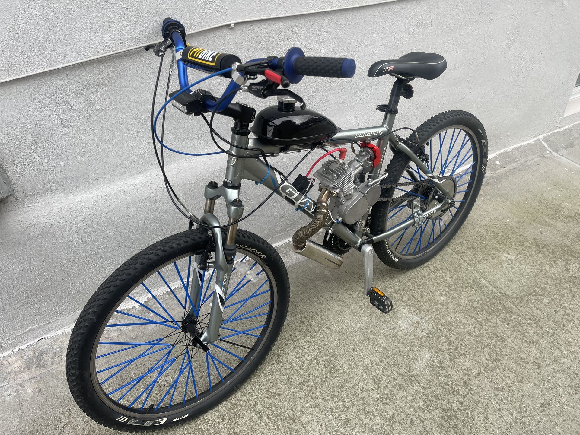 Motorized Gas Bike Phantom 85cc 2 Stroke