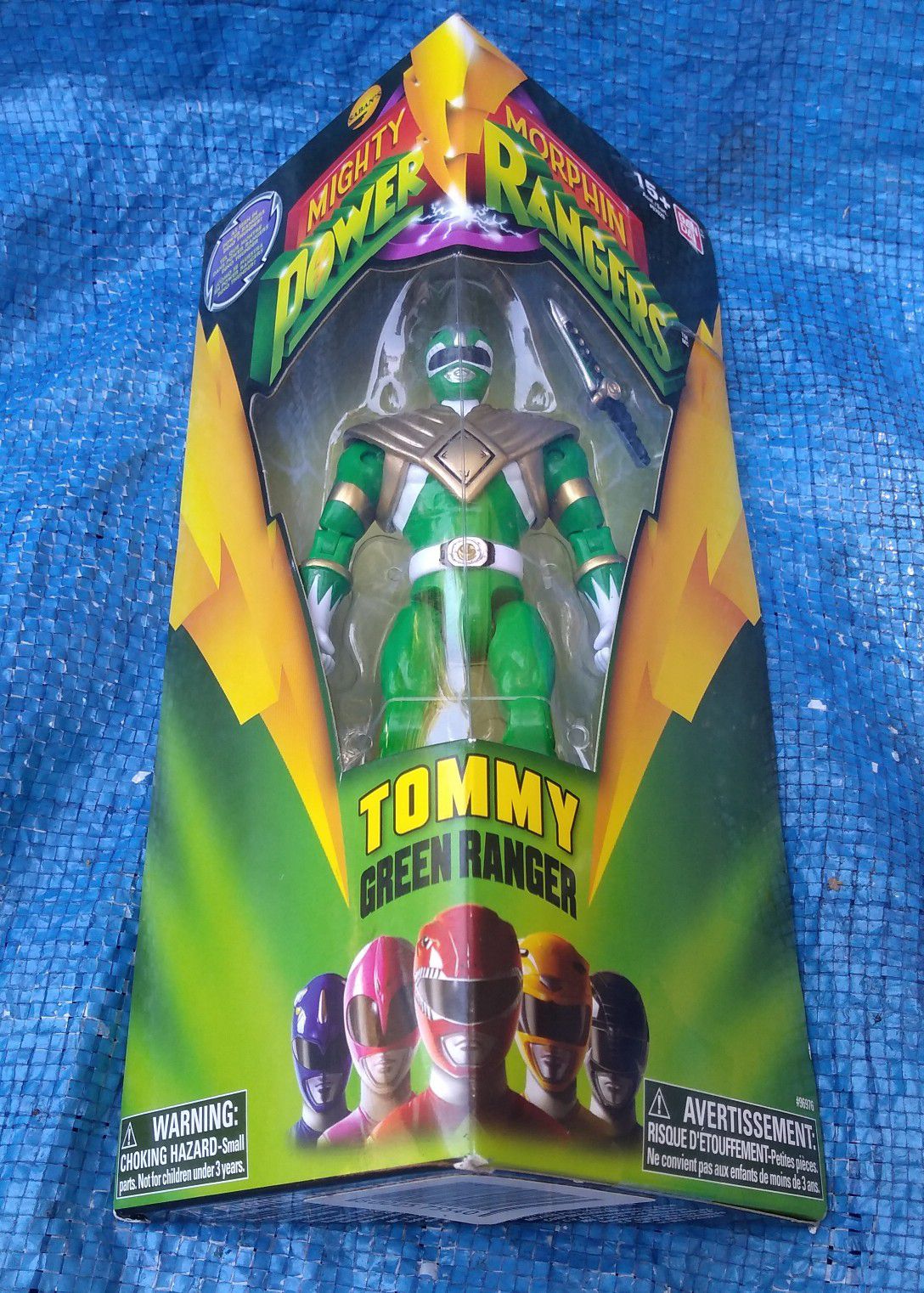 2016 Mighty Morphin Power Rangers Green Ranger Tommy Action Figure MIP Bandai 2016
