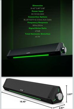Computer soundbar