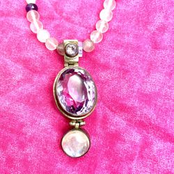 Sterling Amethyst Necklace