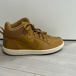 Nike Court Borough Mid sneakers in a "Wheat" colorway Used