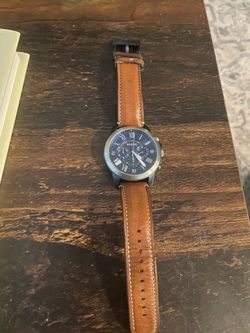 Fossil FS515 Blue Dial Chrono