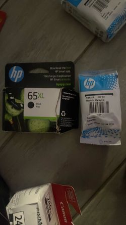 HP 65 black and tricolor ink