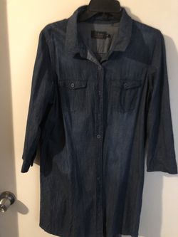 Jean jacket dress