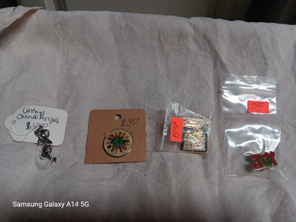 Vintage Pins (4)individually Priced