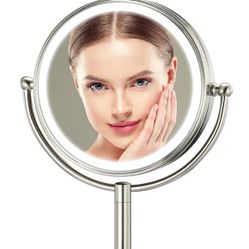 Professional 8.5" Large Lighted Makeup Mirror with Brighter Lights