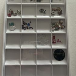 Origami Owl Charms with Organizer 