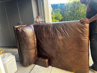 Leather Love seat
