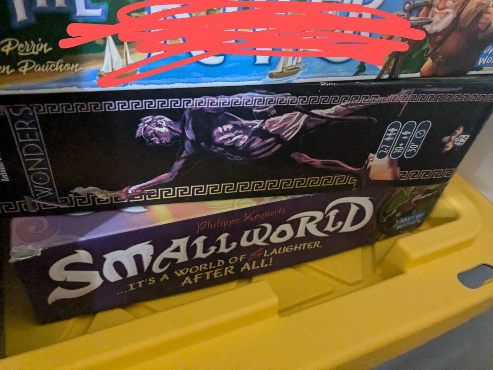 Board Games 7 Wonders & smallworld