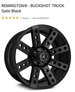 LIKE NEW - 22 inch Remington Buckshot Rims with Nexxen Tires