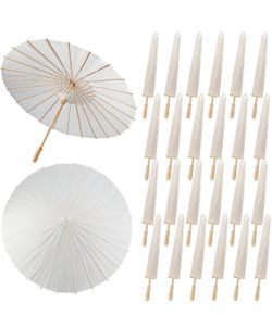 White Paper Parasols