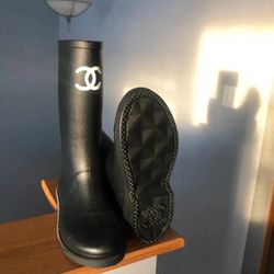 Chanel Rain Boots