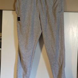 Under Armour Light Gray Sweatpants Joggers Large