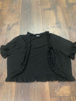 Women’s black shrug cardigan size 1x by Gabriel #1