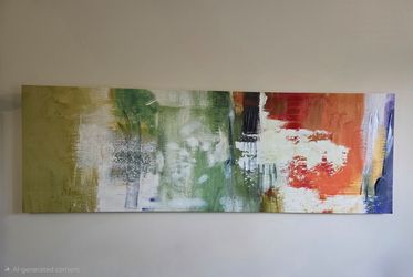 Beautiful Abstract Wall Art "24×"72
