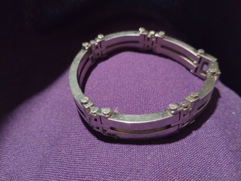 1990s Men's Industrial Bracelet