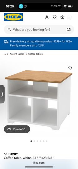 Ikea Skruvby Coffee table