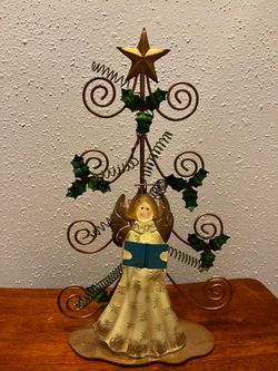 Metal Angel Christmas Decoration