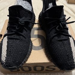 Adidas Yeezy Boost 350 V2 Oreo Core Black White Size 10.5 – With Box – Clean