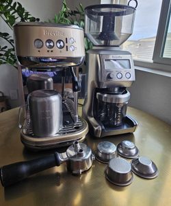 Breville Bambino Plus And Breville Grinder