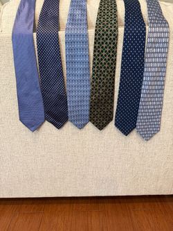 Lot of 6 Men's Dress Ties