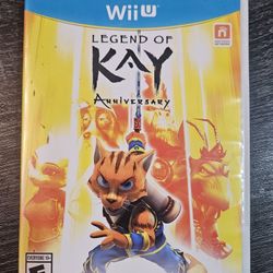 Legend of Kay Anniversary Complete In Box CIB (Nintendo Wii U, 2015) Video Game