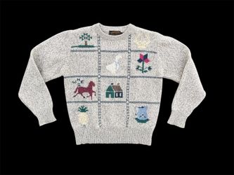 Vintage Eddie Bauer Wool Knit Sweater 