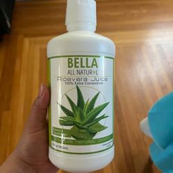 Bella All Natural Aloe Verá Juice, 32 Oz