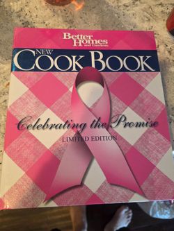 Better Jomes & Gardens New Cook Book breast cancer limited edition $20