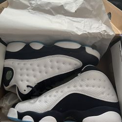 Jordan 13 Retro Obsidian Powder Blue Whites