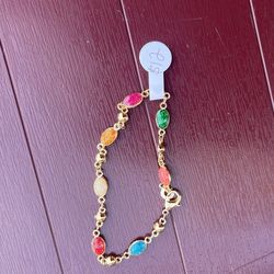 Pulsera De Oro Laminado Acero Inoxidable
