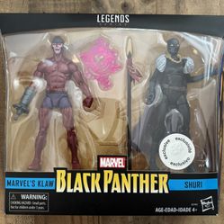 Marvel Legends BLACK PANTHER KLAW & SHURI ToysRus Exclusive Two Pack (if you See It, It’s Available)