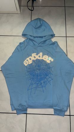 Sky blue sp5der hoodie
