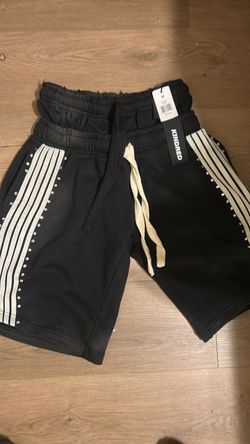 Kindred Black Shorts with Stripe Detail
